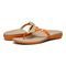 Vionic Raysa Womens Thong Sandals - Marigold - pair left angle