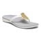 Vionic Raysa Womens Thong Sandals - White - Angle main