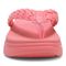 Vionic Kenji Women's Toe-Post Platform Wedge Sandal - Shell Pink - Front