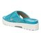 Vionic Vesta Womens Slide Sandals - Lake Blue - Back angle