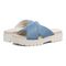 Vionic Vesta Women's Slide Comfort Sandals - Blue Shadow - pair left angle