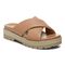 Vionic Vesta Womens Slide Sandals - Macaroon - Angle main
