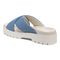 Vionic Vesta Women's Slide Comfort Sandals - Blue Shadow - Back angle