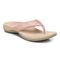 Vionic Layne Womens Thong Sandals - Peach Woven - Angle main