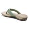 Vionic Layne Womens Thong Sandals - Sage Woven - Back angle