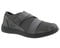 Drew Aster Women's Slip-on Cross Strap Comfort Shoe -  Grey Combo