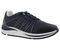 Drew Player Men's Therapeutic Walking Shoes - Navy Mesh Combo