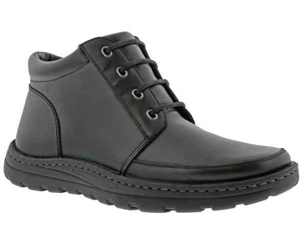 Drew Men's Trevino Comfort Orthopedic Boot - B18e Black