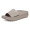 Vionic Rejuvenate Unisex Slide Recovery Sandals - Cobblestone - Left angle