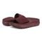 Vionic Rejuvenate Unisex Slide Recovery Sandals - Port Wine - pair left angle