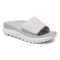 Vionic Rejuvenate Unisex Slide Recovery Sandals - White/vapor - Angle main