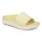 Vionic Rejuvenate Unisex Slide Recovery Sandals - Yellow Pear - Angle main