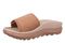 Vionic Rejuvenate Unisex Slide Recovery Sandals - Mocha Mousse - Left angle