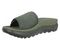 Vionic Rejuvenate Unisex Slide Recovery Sandals - Olive Moss - Left angle