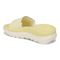 Vionic Rejuvenate Unisex Slide Recovery Sandals - Yellow Pear - Back angle