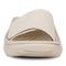Vionic Rejuvenate Unisex Slide Recovery Sandals - Cream - Front
