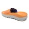 Vionic Rejuvenate Unisex Slide Recovery Sandals - Orange Peel - Back angle