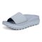 Vionic Rejuvenate Unisex Slide Recovery Sandals - Skyway Blue - Left angle