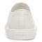 Vionic Groove Women's Slip On Casual Canvas Comfort Shoe - White Canvas - Back