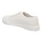 Vionic Oasis Women's Casual Canvas Lace Up Comfort Shoe - White Canvas - Back angle