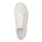Vionic Oasis Women's Casual Canvas Lace Up Comfort Shoe - White Canvas - Top