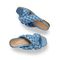 Vionic Kalina Women's Slide Braided Sandals - Blue Shadow - ON WHITE-med
