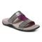 Vionic Nakia Womens Slide Sandals - Pewter - Angle main