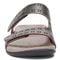 Vionic Nakia Womens Slide Sandals - Pewter - Front