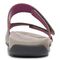 Vionic Nakia Womens Slide Sandals - Pewter - Back