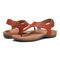 Vionic Terra Women's Adjustable Toe-Post Orthotic Sandals - Clay - pair left angle