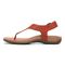 Vionic Terra Women's Adjustable Toe-Post Orthotic Sandals - Clay - Left Side