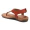 Vionic Terra Women's Adjustable Toe-Post Orthotic Sandals - Clay - Back angle