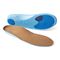 Vionic Mens Relief Orthotics Insole - Shown as a pair - top and bottom.