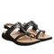 Strole Breeze - Women's Supportive Healthy Walking Sandal Strole- 001 - Black - 8