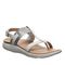 Strole Breeze - Women's Supportive Healthy Walking Sandal Strole- 010 - White - Profile View