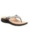 Strole Coaster - Women's Supportive Healthy Walking Sandal Strole- 350 - Pewter - Profile View