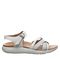 Strole Delos - Women's Supportive Healthy Walking Sandal Strole- 010 - White - View