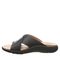 Strole Delta - Women's Supportive Healthy Walking Sandal Strole- 011 - Black - Side View