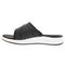 Propet Emerson Men's Slide Sandals - Black - Instep Side