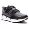 Propet Men's Propet Ultra Strap  Athletic Shoes - Grey/Black - Angle