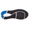 Propet Men's Propet Ultra Strap  Athletic Shoes - Black/Blue - Sole