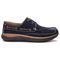 Propet Men's Pomeroy Boat Shoes - Navy - Outer Side