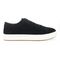 Propet Kenji Men's Suede Sneakers - Black - Outer Side