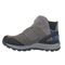 Propet Men's Valais Waterproof Hikers - Grey/Blue - Instep Side