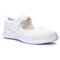 Propet Women's TravelBound Mary Jane Shoes - White - Angle