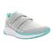 Propet Women's Propet One Twin Strap Athletic Shoes - Grey/Mint - Angle