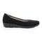 Propet Yara Women's Leather Slip On Flats - Black Suede - Outer Side