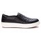 Propet Women's Karly Slip-On Sneakers - Black - Outer Side