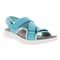 Propet TravelActiv Sport Women's Sandals - Teal - Angle