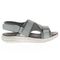 Propet TravelActiv Sport Women's Sandals - Silver - Outer Side